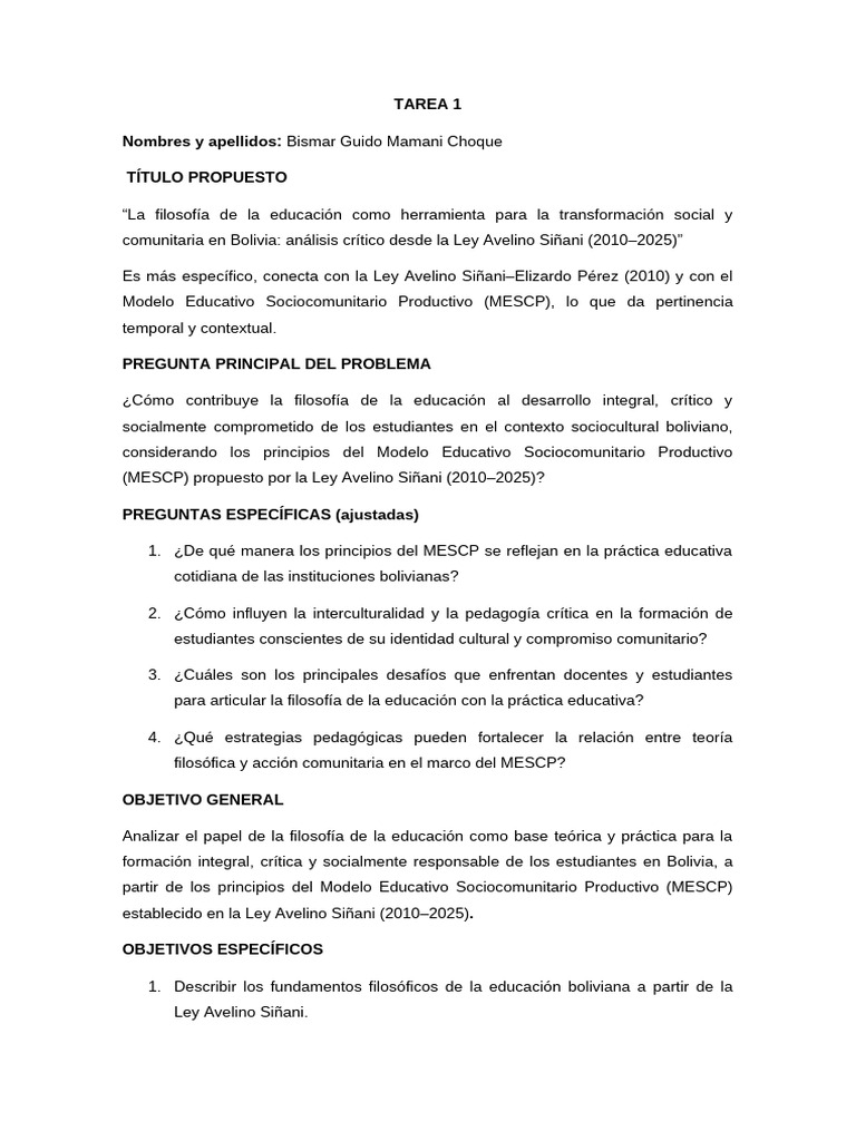 La Filosofía de La Educación Como Herramienta para La Transformación ...