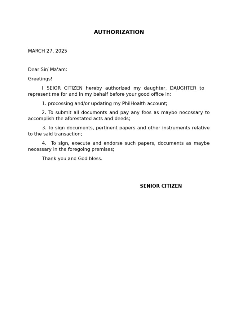 Authorization | PDF