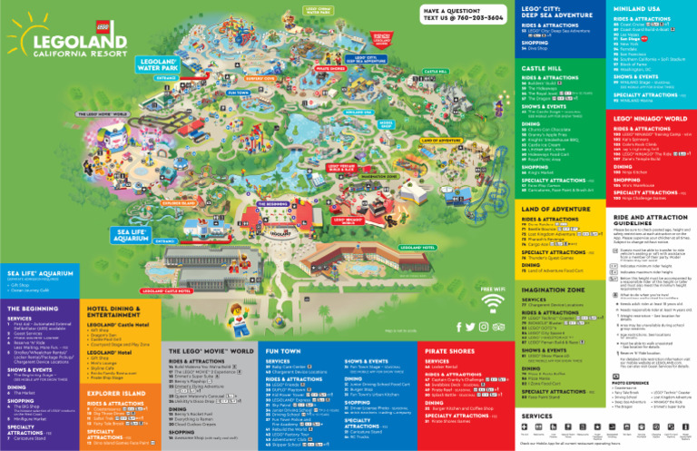 Legoland California Park Map April 2023 | PDF