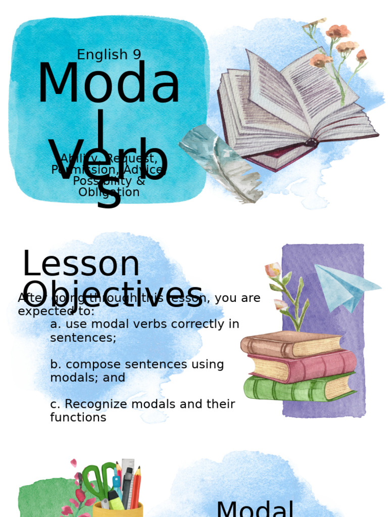 Understanding Modal Verbs in English | PDF | Linguistic Typology ...