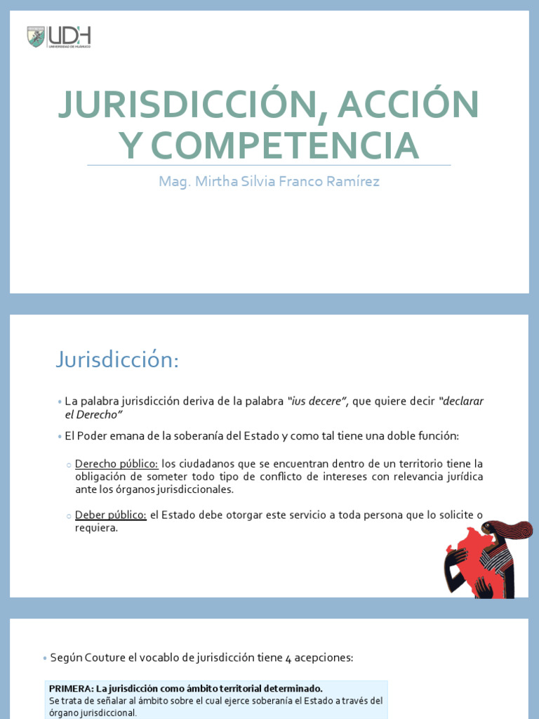 Jurisdicción y Competencia en Derecho | PDF | Jurisdicción | Ley procesal