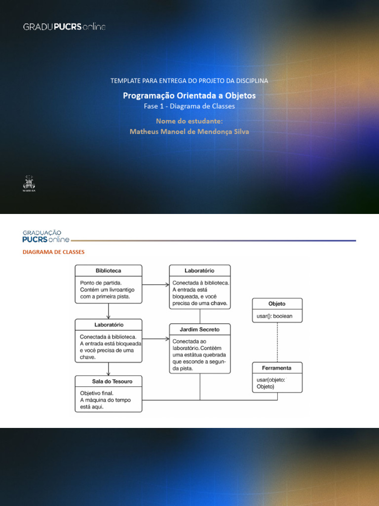 REALIZADO - Fase 1 - Diagrama de Classes - Programação Orientada A ...