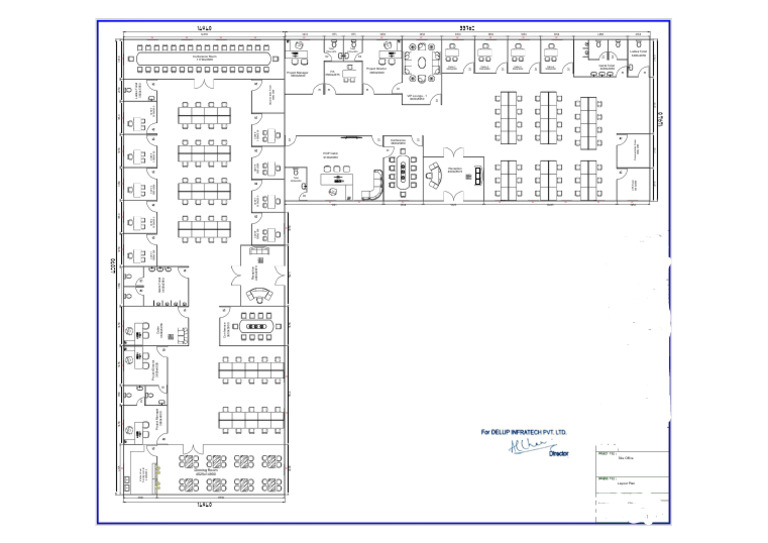 Layout Plan for JSW Salboni Project | PDF