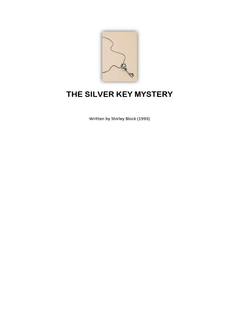 The Silver Key Mystery Unveiled | PDF