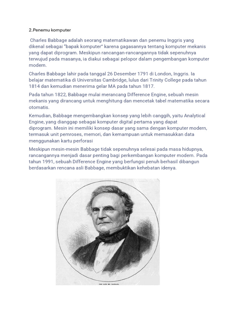 Penemu Komputer | PDF