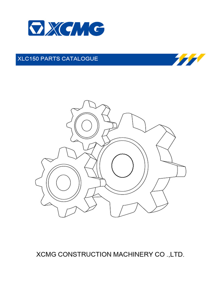 XLC150 Crawler Crane Parts Catalogue | PDF | Crane (Machine) | Machines