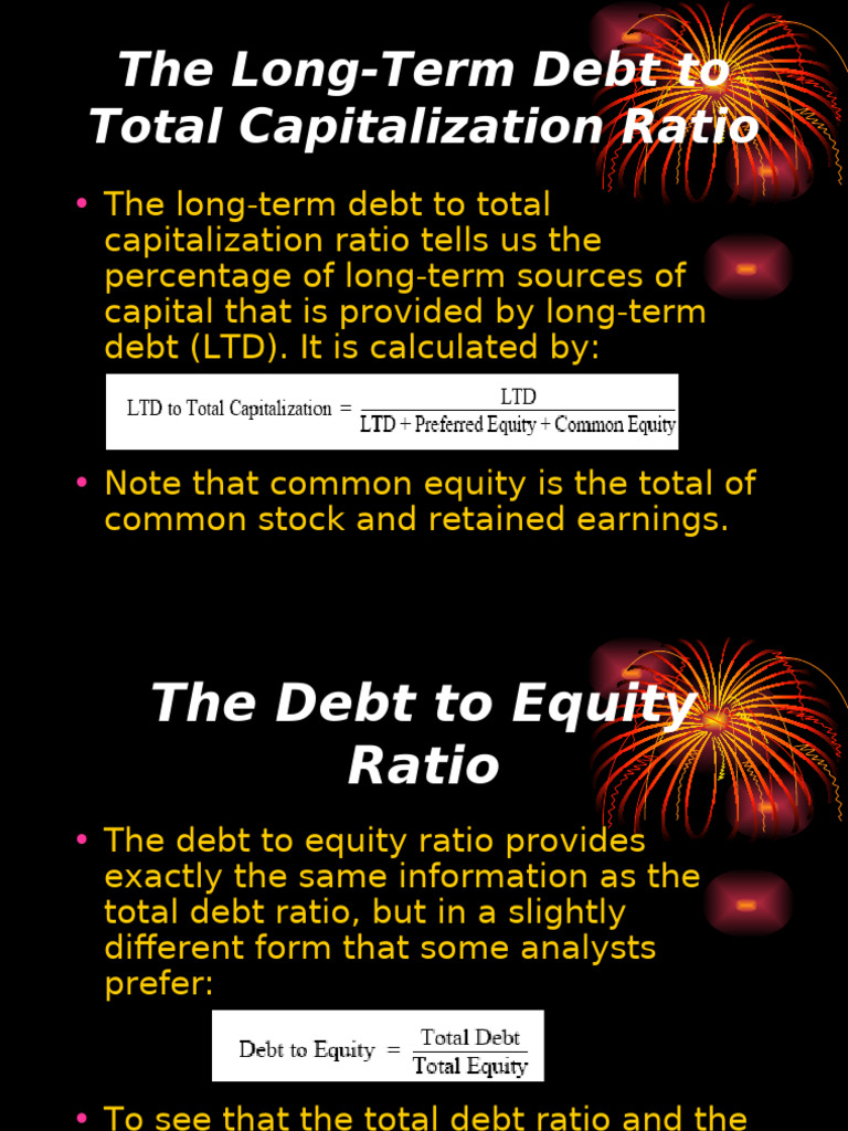 Long-Term Debt to Capitalization Ratio | PDF