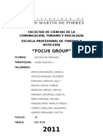 Focus Group Estudio de Mercado