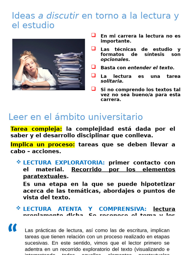 Estrategias de Lectura y Estudio Universitario | PDF | Atención ...