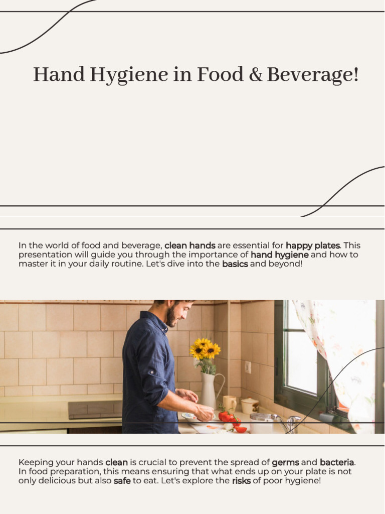 Essential Hand Hygiene for Food Safety | PDF