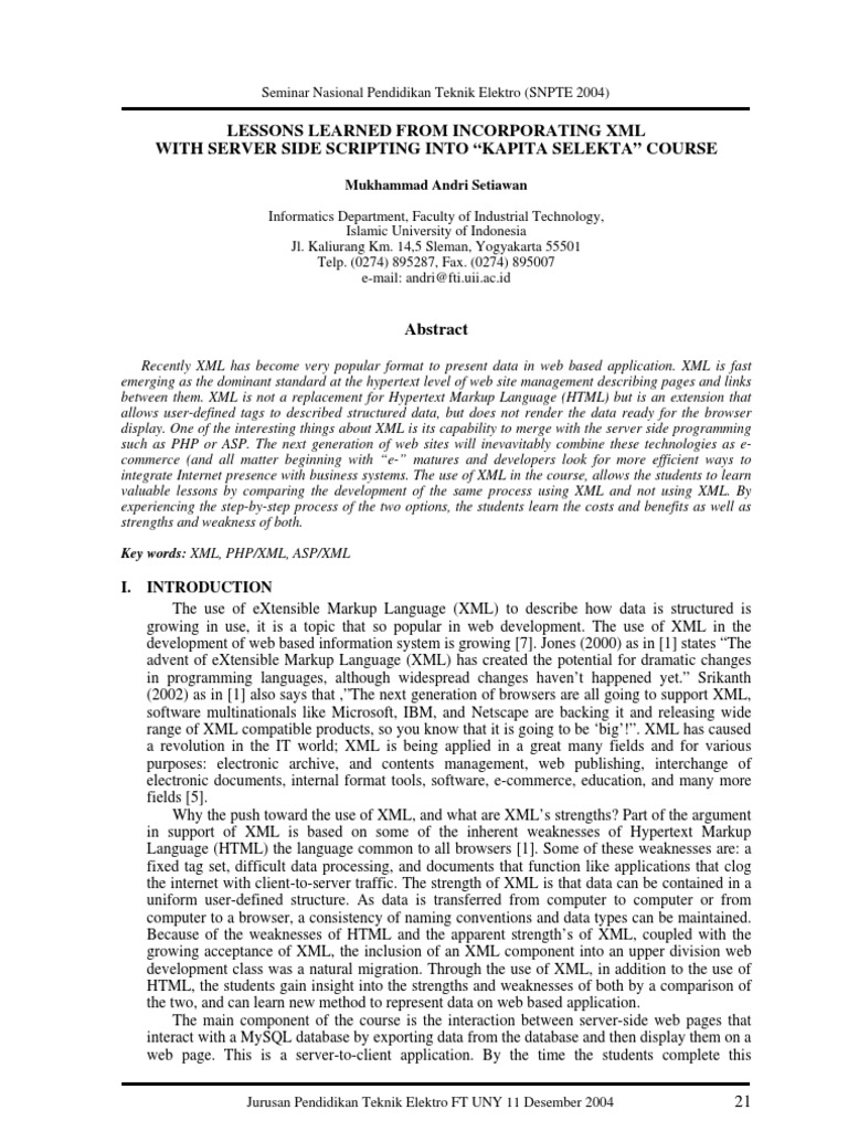 Belajar XML Html Php Belajar XML Html Php