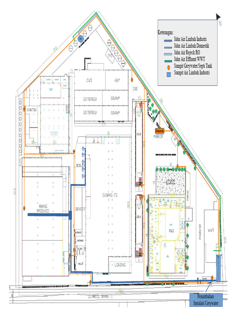 Layout Instalasi Greywater | PDF