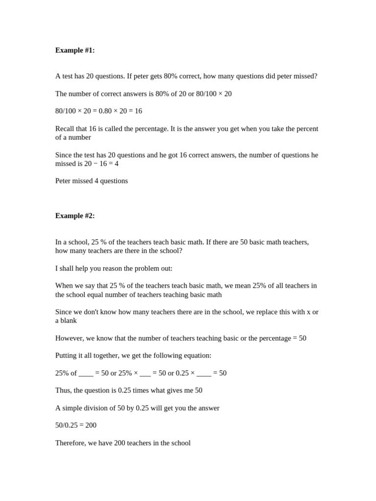 Algebra Test Pass Rate Analysis | PDF | Percentage | Mathematics