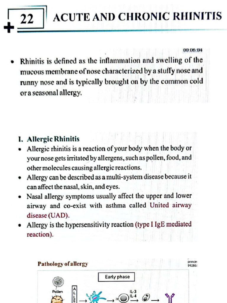 Allergy Rhinitis | PDF