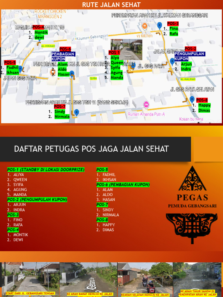 Rute Jalan Sehat Al-Hikmah 2023 | PDF