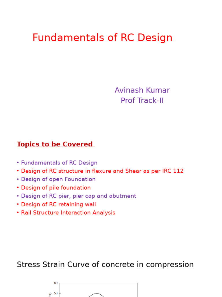RC Design Fundamentals and Analysis | PDF | Beam (Structure) | Strength ...