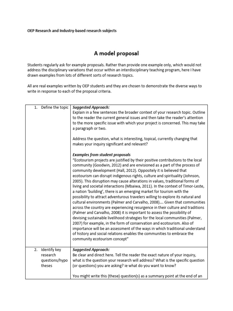 Diverse Research Proposal Examples | PDF | Hydrology | Stormwater