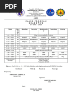 Master Class Program SY 2025-2026 | PDF | Philippines | Republic