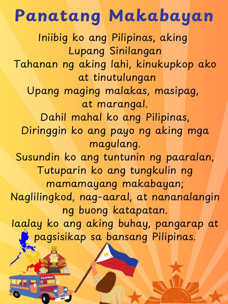 Panatang Makabayan | PDF