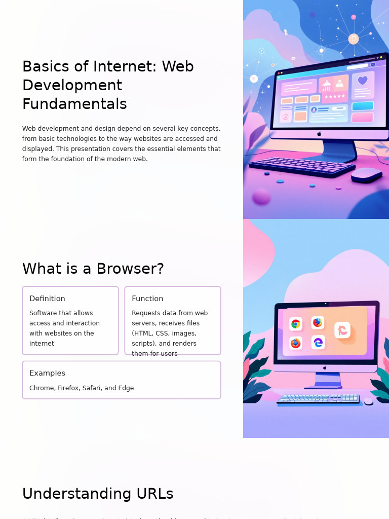 Web Development Basics Explained | PDF | World Wide Web | Internet & Web