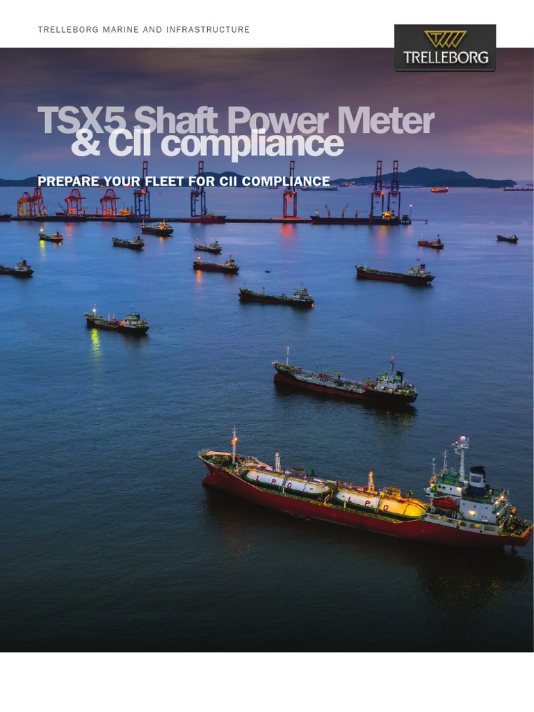 CII Compliance for Ships: TSX5 Meter Guide | PDF | Ships | Efficient ...