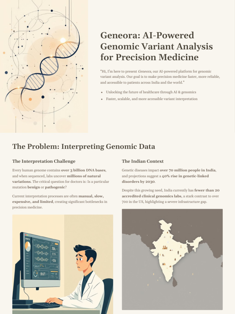 Geneora: AI for Genomic Variant Analysis | PDF | Information Science ...