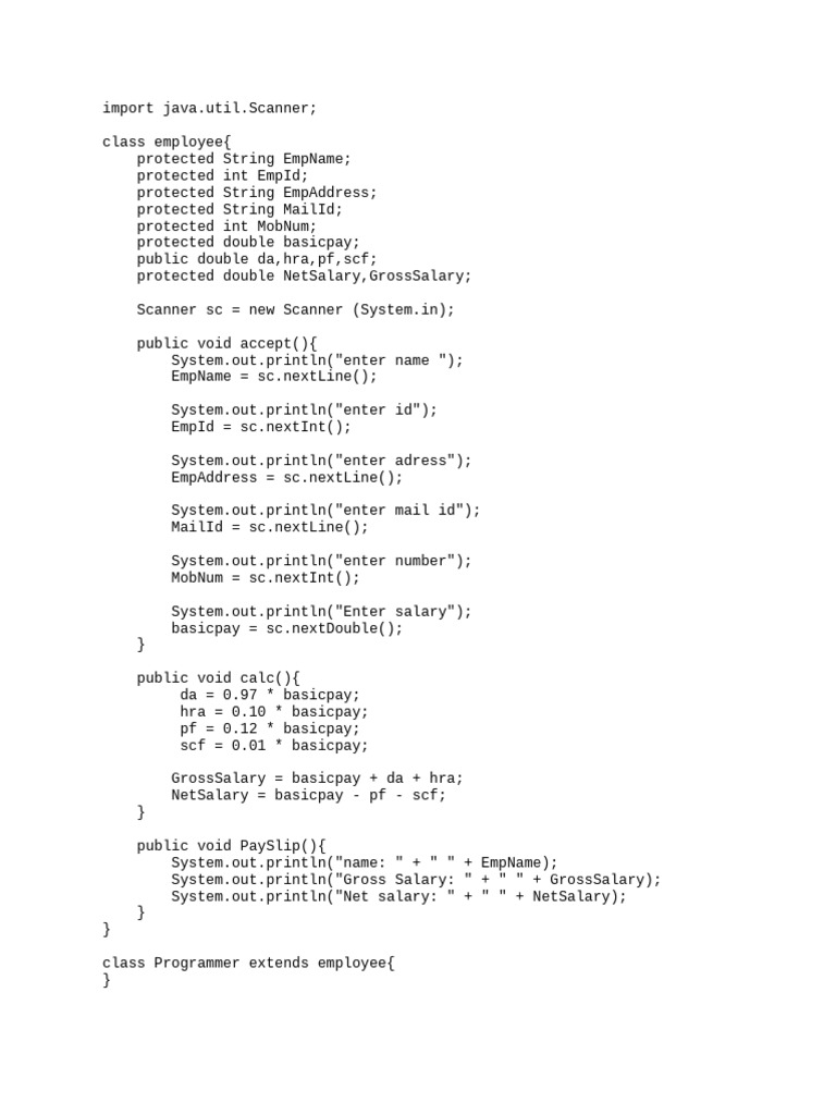 Employee | PDF