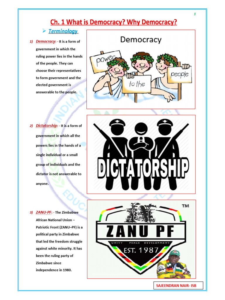 Understanding Democracy and Dictatorship | PDF | Democracy | Political ...