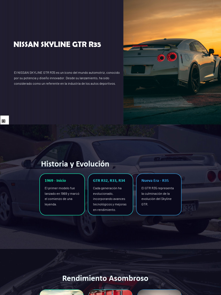 Nissan Skyline GTR R35 | PDF | Fabricantes de vehículos de motor ...