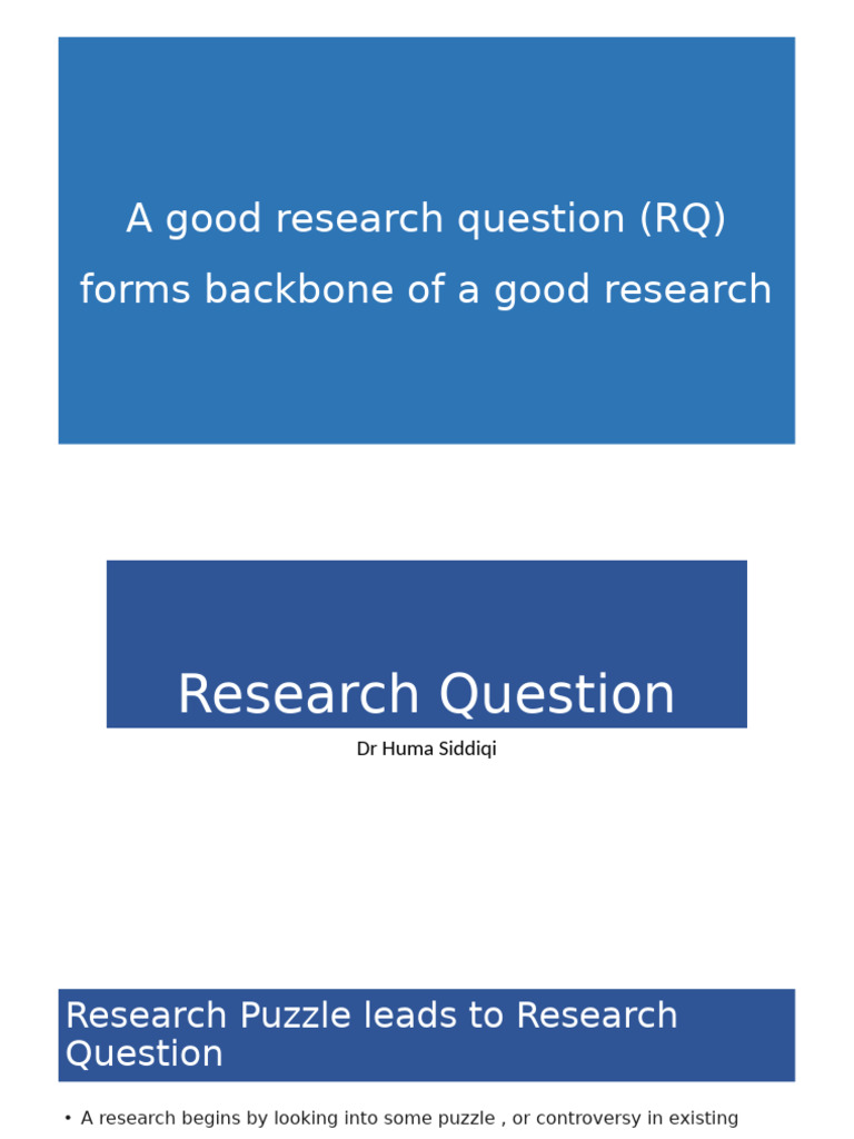 Crafting Effective Research Questions | PDF | Theory | Qualitative Research