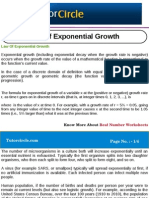 Law of Exponential Growth
