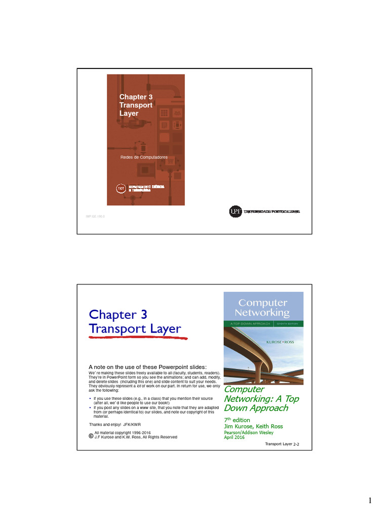 Cap 3 Slides | PDF | Transmission Control Protocol | Port (Computer ...