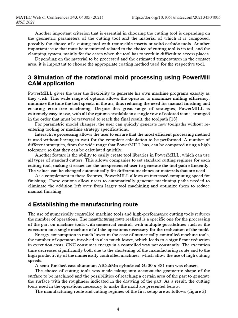 Cutting Tool Selection for CNC Machining | PDF | Machining | Machine Tool