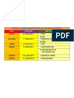 Jadwal Ulangan Kenaikan Kelas