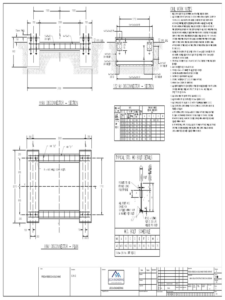FRGM-13 Isolator Civil Design | PDF