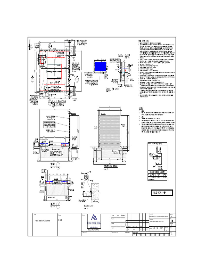 FRGM - 16 Main Txransfomer Civils | PDF