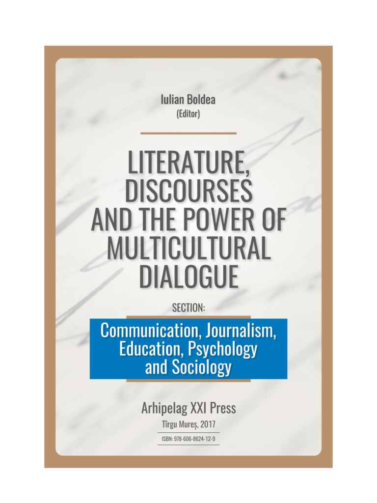 Literature, Discourse and Multicultural Dialogue. Literature ...