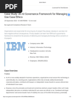 IBM's AI Ethics Governance Framework | PDF | Artificial Intelligence ...