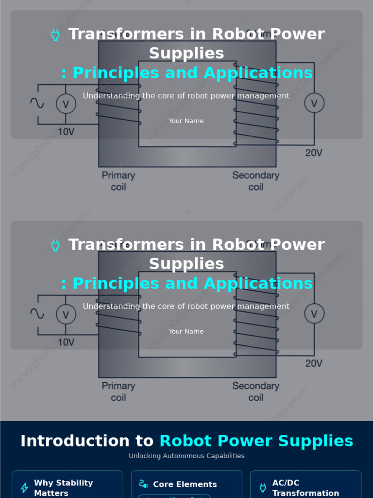Transformers for Robot Power Management | PDF | Transformer ...