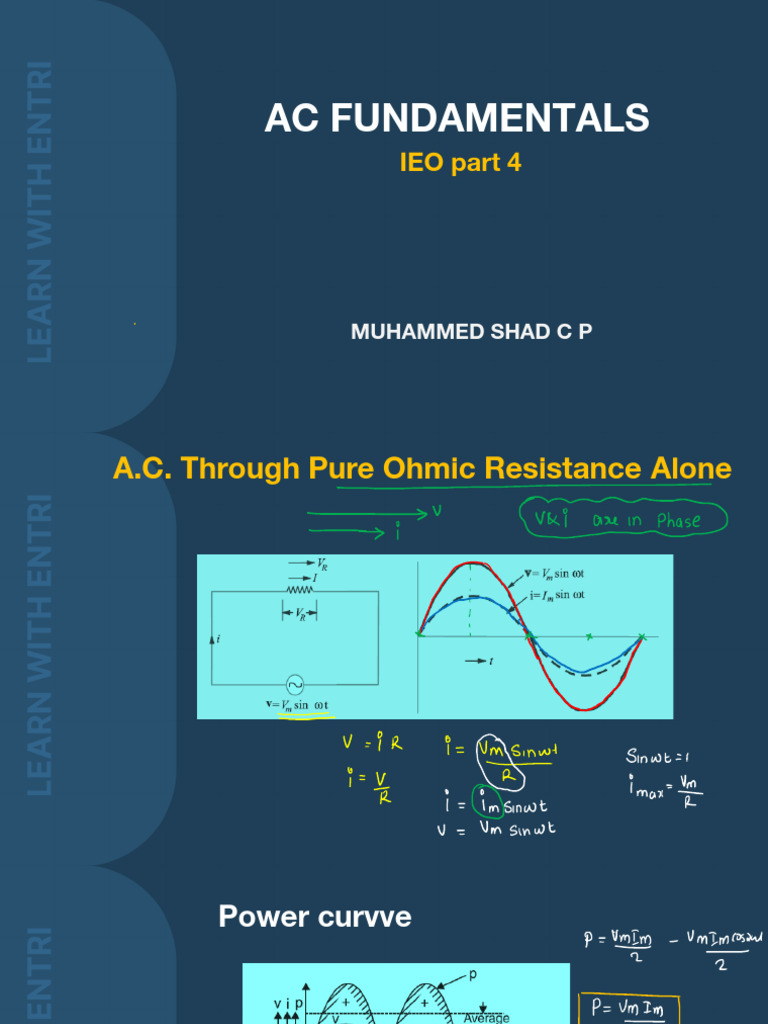 AC Circuit Fundamentals Explained | PDF