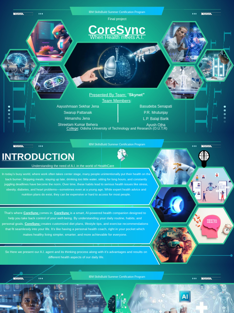 CoreSync: Your AI Health Companion | PDF | Obesity | Physical Fitness