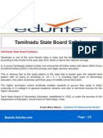 Tamilnadu State Board Syllabus: Page: 1/3