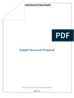 Sample Research Proposal: Comprehensive Project Report