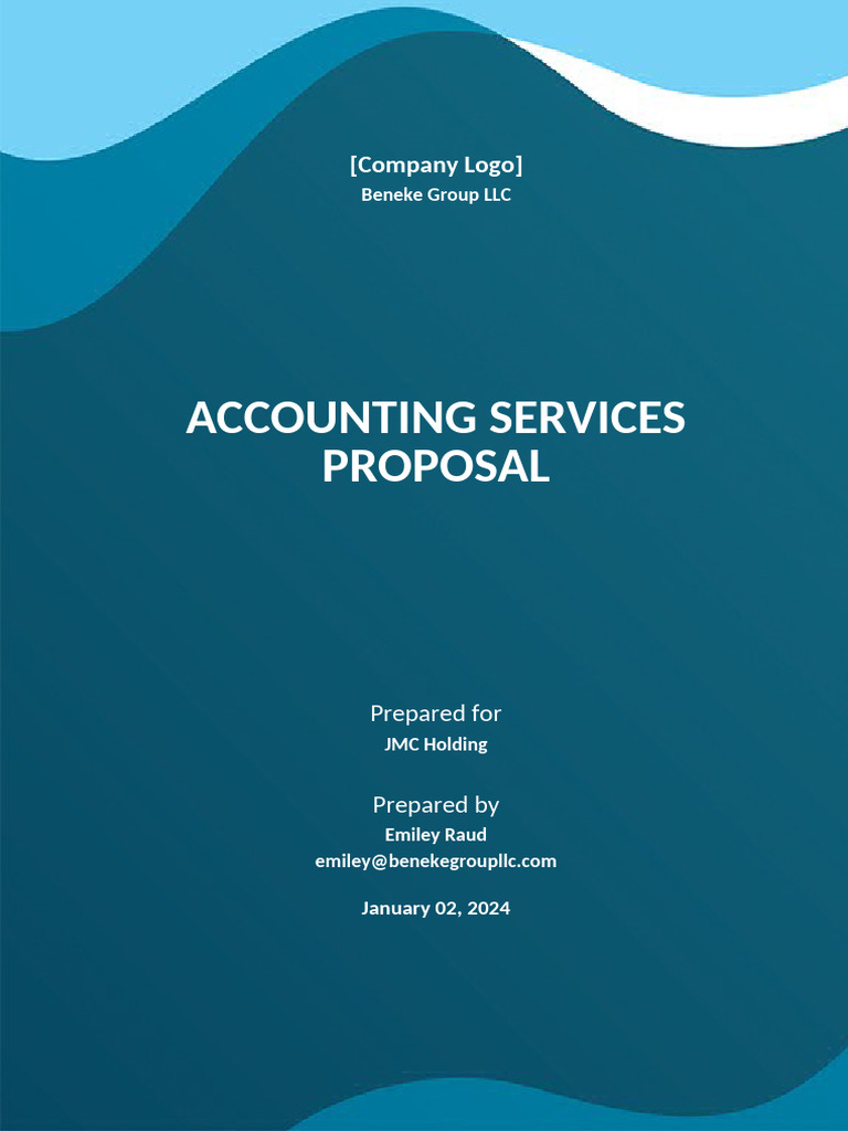 Sample Accounting Proposal Template | PDF | Accounting | Invoice