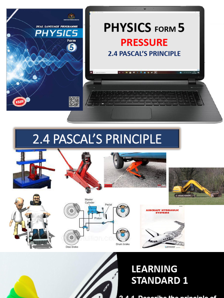 Understanding Pascal's Principle in Hydraulics | PDF | Brake | Pressure