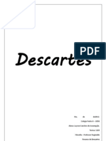 Trabalho de Filosofia - Descartes