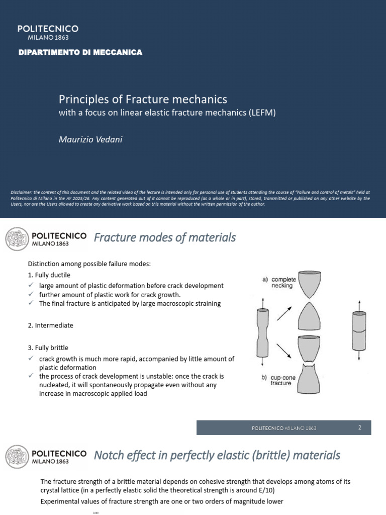 Fracture Mechanics Principles Overview | PDF | Fracture Mechanics ...