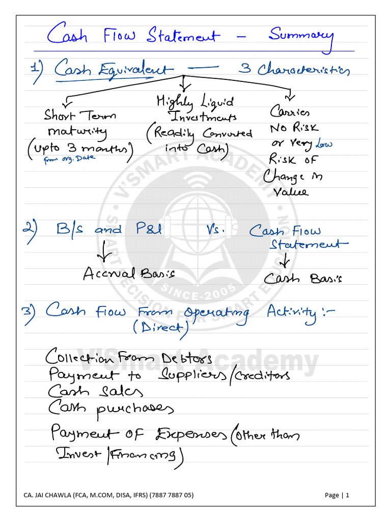 Cash Flow Statement Overview and Methods | PDF | Dividend | Income