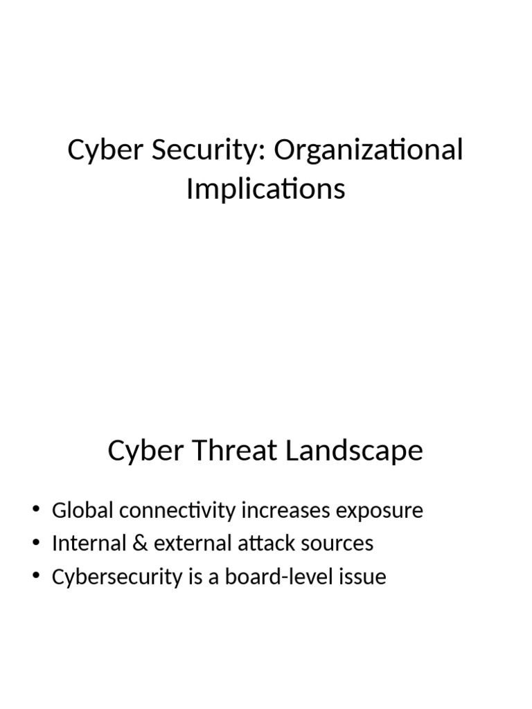 Cyber Security Policy Overview | PDF | Computer Security | Security