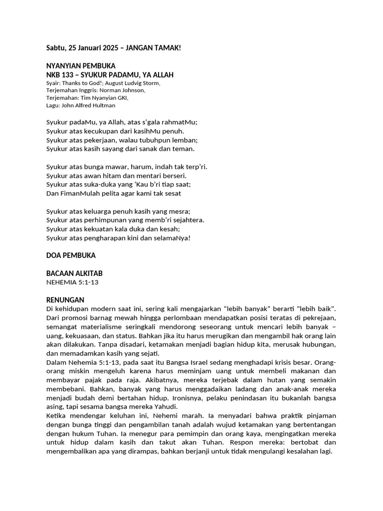 25 Januari 2025 | PDF